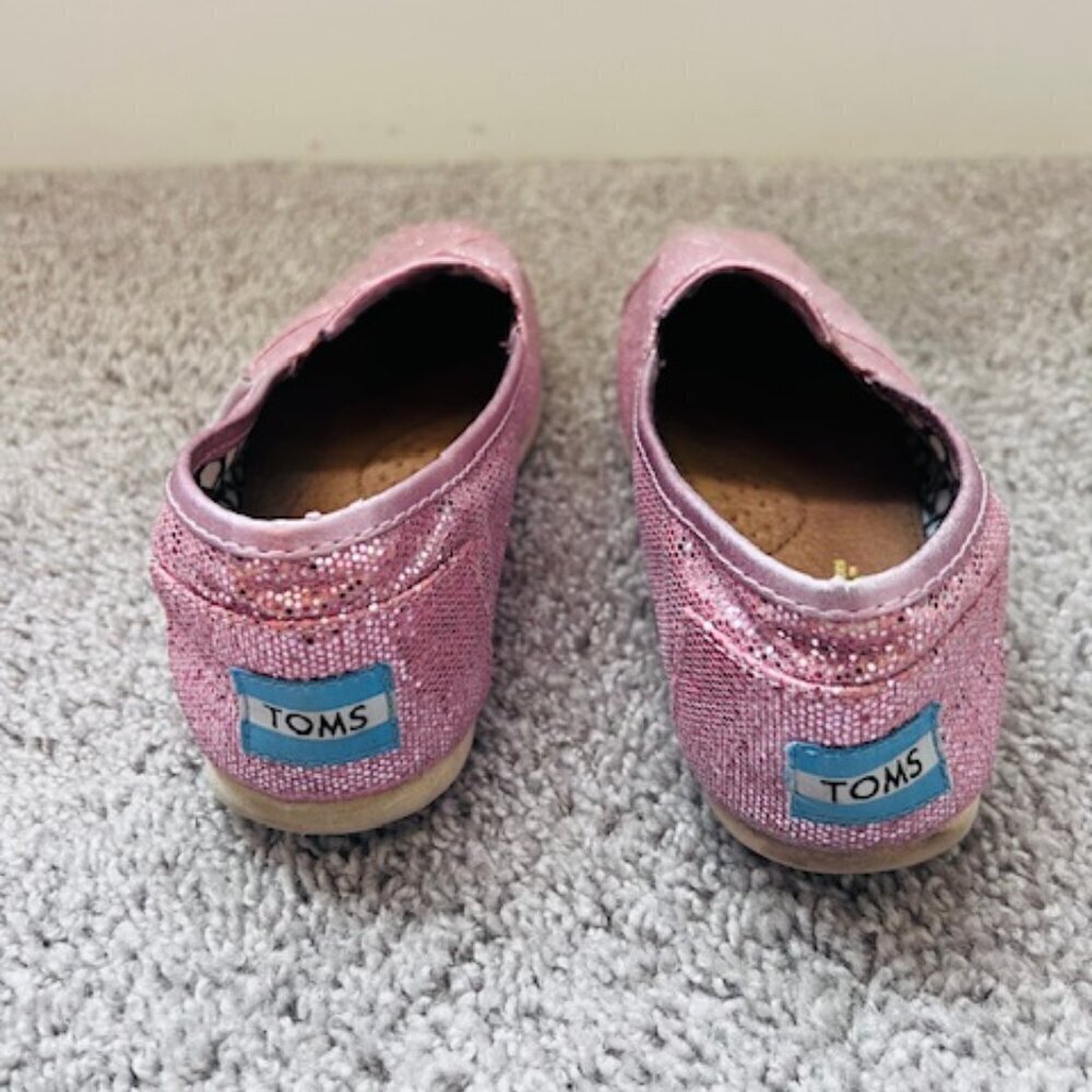TOMS Sparkly Glitter Shoes size 5.5 - Picture 2 of 7